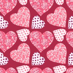 Seamless Valentine's day background N17