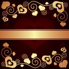 Valentine's day background with hearts N60