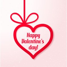 Valentine's applique card or background