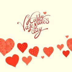 red heart valentine's day background N7