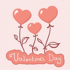 vector heart flowers background N3