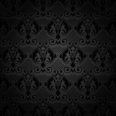 Vector black lace pattern N2