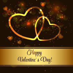 Valentine`s day paper heart backgroung vector illustration N5