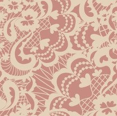 Lace seamless pattern with flowers N259