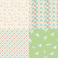 Vector seamless floral pattern N310
