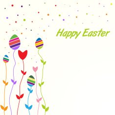 Happy Easter card N21