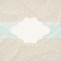 Frame on the background of crumpled paper N9