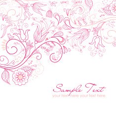 Floral background N1010