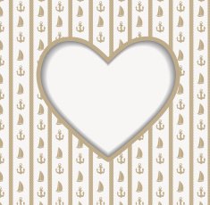 Valentines day heart backgroung vector illustration N11
