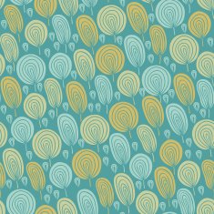 Delicate blue summer seamless pattern N2