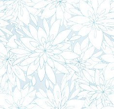 Seamless elegant pattern with decorative flowers N4