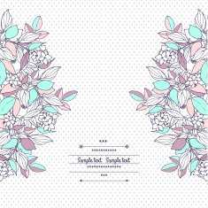 Floral decor N96