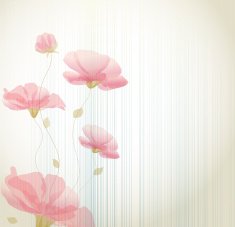 vector vintage background with flowers N3