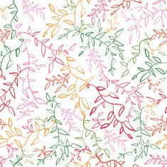 Floral seamless pattern with leaf N4