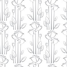 Floral seamless pattern with rose