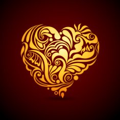 Floral heart N70