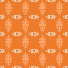 pattern in the old style with curls N10