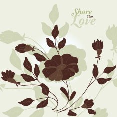 Love Flowers Card N13
