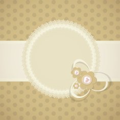 Frame in retro vintage background Vector illustration N15