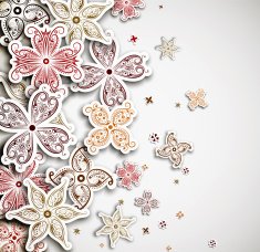 Background with flowers N49