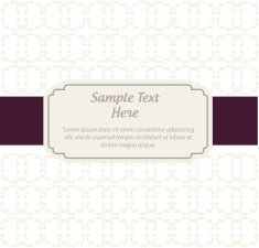 Invitation vector card N2