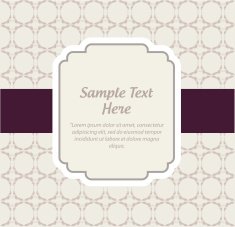 Invitation vector card N3