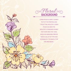 Abstract Flower Background N19