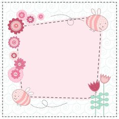 Lovely flowers and the cute bees N2