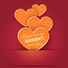 Background with hearts N50