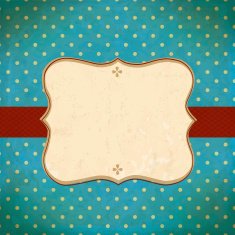 Vintage card design Space for text