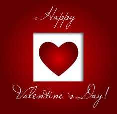 Valentines day heart background vector illustration N6