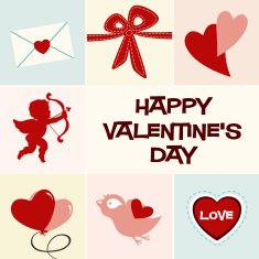 Happy valentine's day greeting card N43