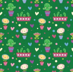 Romantic seamless pattern N48