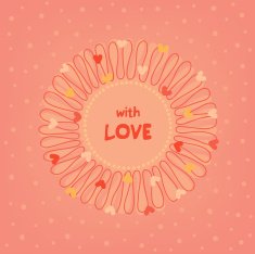 Valentine greeting card N26