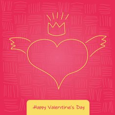 Valentine's day card N420