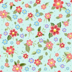 Texture seamless flowers N4