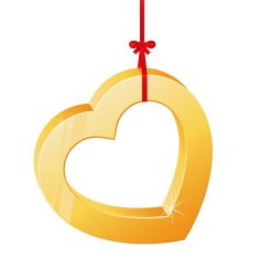 Heart on a ribbon