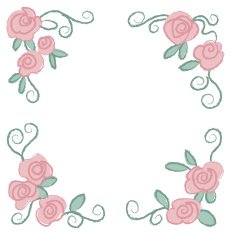 Rose frame - corners