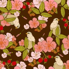 Flowers seamless pattern N58