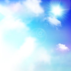 Blue sky vector background