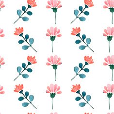 Watercolor seamless pattern N85