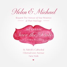 Wedding invitation design N4