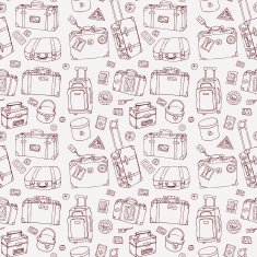Suitcases Seamless background N7