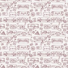 Suitcases Seamless background N8