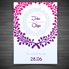 wedding invitation N188