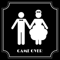 Funny Wedding Symbol - Game Over