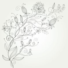 floral illustration N15