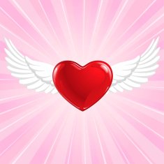 Flying heart symbol N2