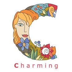Letter C - charming N2