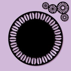 Doily (Black)